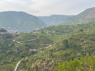 landscape view in mountains of northern area in Pakistan