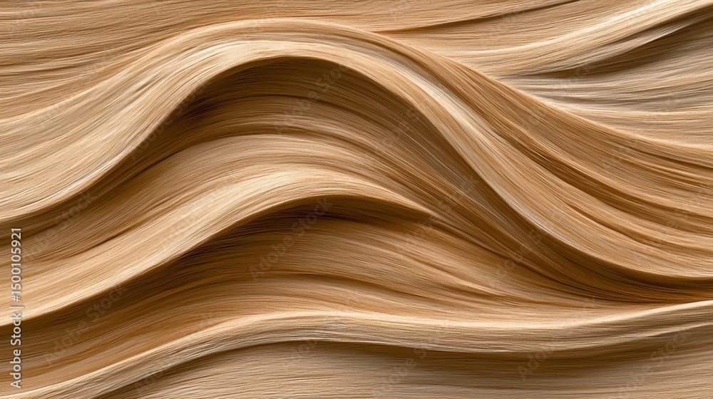 Leinwandbilder the image is of a wooden surface with a wavy texture. the wood grain is visible and the surface appe