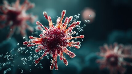 Virus Microbe Explosion 3D.