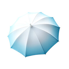 Elegant Compact Beach Umbrella with a Refined Minim Isolated on Transparent Background