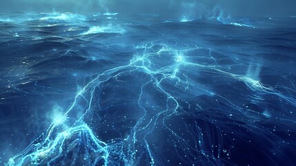 A Captivating Coastal Panorama Featuring Tranquil Blue Waters, Golden Horizons, and Nature&rsquo;s Untouched Seaside Splendor