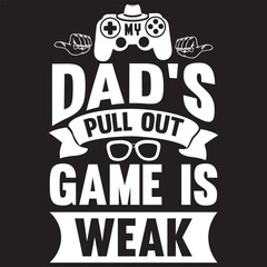 Obraz premium dad's pull out game is weak 