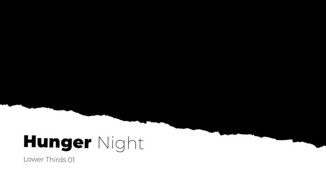 Ripped Paper Lower Third 01