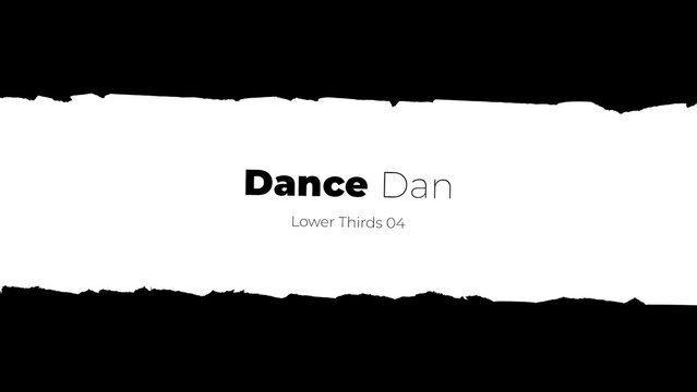 Ripped Paper Lower Third 04