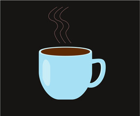 coffee cup with steam