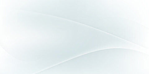 Obraz premium 3d white wavy shapes layer background