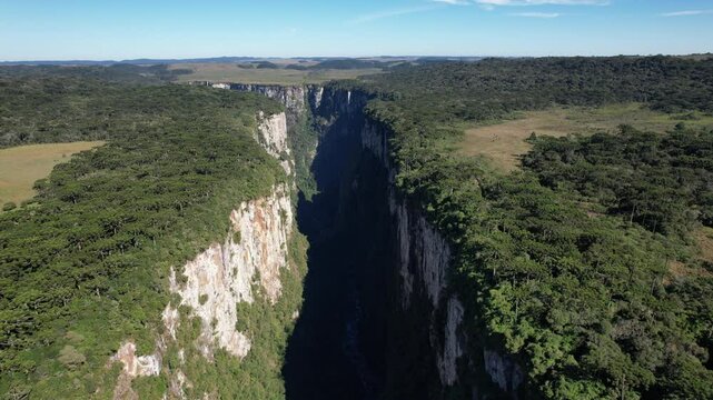 Intambezinho, Rio Grande do Sul, Brasil, Drone View