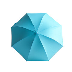 Contemporary Compact Beach Umbrella with a Bold Mod Isolated on Transparent Background