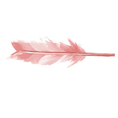 Artistic Arrow with Freeform Strokes in Delicate Bl Isolated on Transparent Background