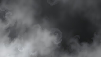 Naklejka premium Swirling Mist in a Dark background