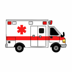 Ambulance Vehicle Vector IllustrationVector image