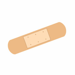 Adhesive Bandage Vector IllustrationVector image