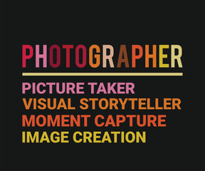 Photographer picture taker visual storyteller moment capture image creation