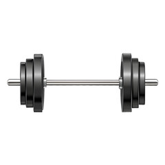 Fototapeta premium barbell with weights icon on transparent background