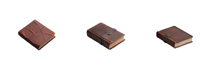 book icon set: stacks, open 3d icon