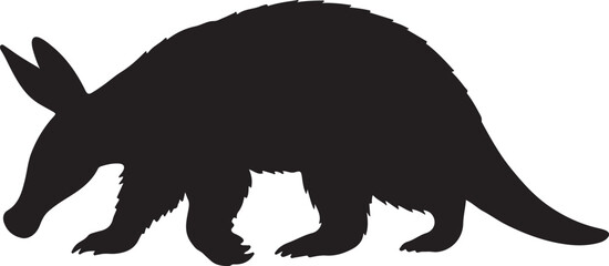 Aardvark Side View