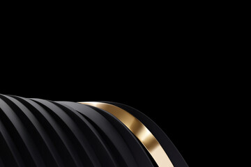 gold rings on black