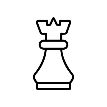 recommend clip art: Strategy Game Outline Icons, Chess Rook Professional Planning Foundation Tactics