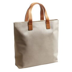 Modern Canvas Bag with a Sleek Design Smooth Surface Isolated on Transparent Background