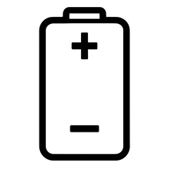 Simple Black Outline Health and Medical Clipboard Icon