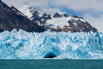 Iceberg Glacier Perito Moreno  Argentina . Bismarck Glacier is a glacier located in Los Glaciares...