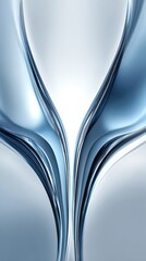 Elegant curves flowing dynamically, creating sleek abstract pattern representing fluid movement in contemporary graphic design composition