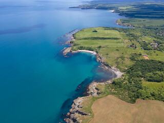 Black Sea coastline near village of Varvara, Bulgaria