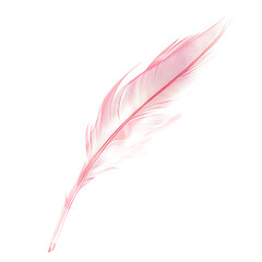Artistic Arrow with Dynamic Motion in Soft Blush Rose Isolated on Transparent Background