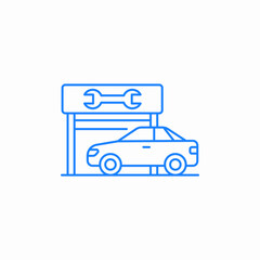 car repair icon sign vector