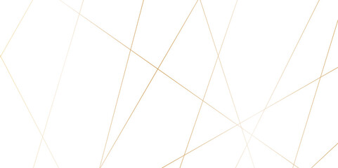 Luxury golden geometric random lines with many squares and triangles shape background. Abstract modern technology background. Design element, minimalist texture, Wave background vector.