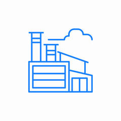 industrial factory icon sign vector