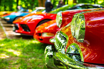 Amerikanische Sportwagen Generationentreffen © Werner