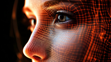 Beautiful scanning face grid 67b6  99354