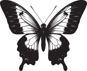 MORMON BUTTERFLY SILHOUETTE