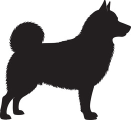 NORWEGIAN BUHUND SILHOUETTE