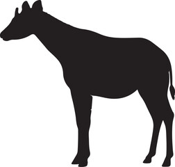 OKAPI SILHOUETTE SIDE VIEW