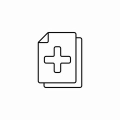 add document icon sign vector