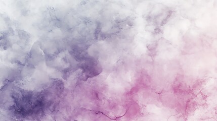 Abstract painting with swirling purple and white tones, creating a textured, dreamy effect.