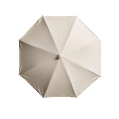 Minimalist Compact Beach Umbrella with a Sleek Mode Isolated on Transparent Background