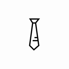 business tie icon sign vector