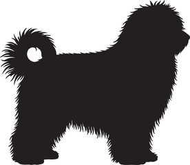 Puli Silhouette Vector