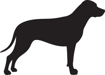 Rhodesian Ridgeback Silhouette Vector