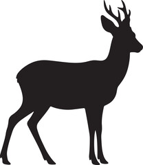 Roe Deer Silhouette Vector