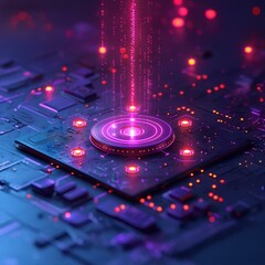 Isometric Scene of Network Audits and Testing