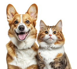 Obraz premium PNG Pets dog cat animals.