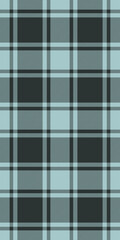 Elegant teal and charcoal grey plaid pattern.  Perfect for textile design, fashion, home decor, or website backgrounds. This subtle yet stylish texture evokes a sense of calm and sophistication.
