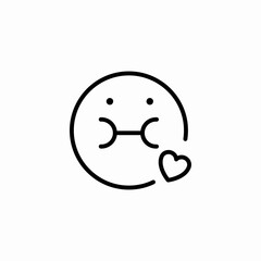 nauseated face icon sign vector