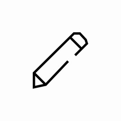 pencil tool icon sign vector