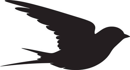 Obraz premium Swallow Silhouette