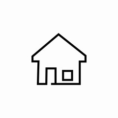 simple house icon sign vector